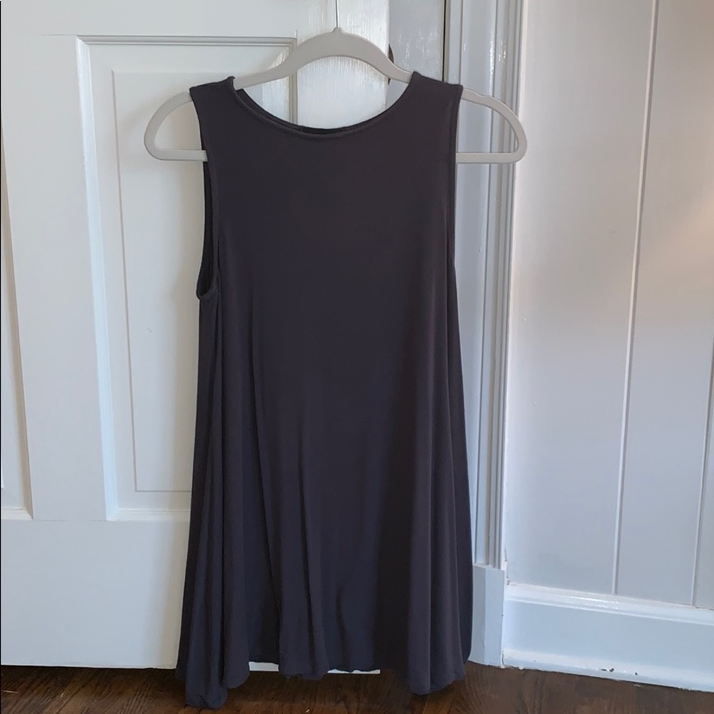 Hourglass lily gray/navy dress